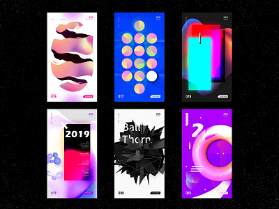 Concept poster branding gradient illustration inspiration logo poster ui 概念海报