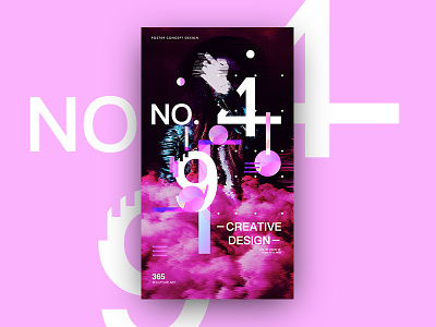 49th poster creative design creative darkness festive illustration inspiration pink poster print showy ui