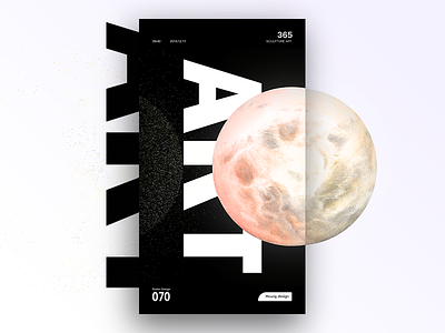 2019 poster design 2019 concept poster creative daily practice gradient inspiration moon plane poster poster design