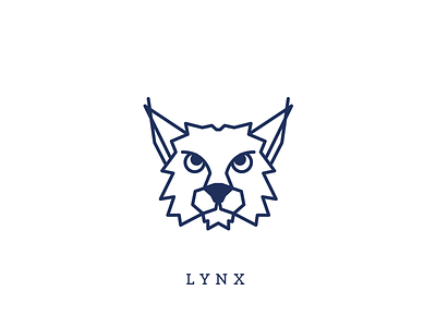 Lynx - Animal Icon Set 10/11 animal blue cat design icon iconset illustration line logo lynx ui vector