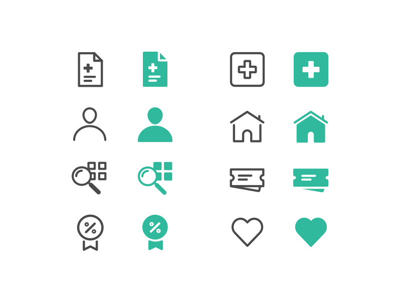 Pharmacy icons app flat icon iconography line pharmacy solid