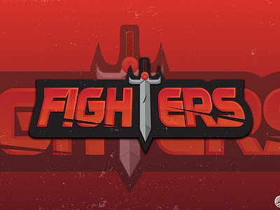 Fighters Logo artwork design flat graphicdesign illustration logo vector