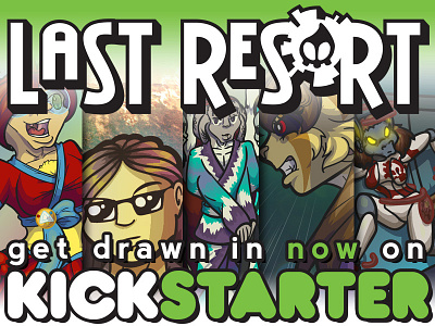 Last Res0rt's on Kickstarter! book comic kickstarter volume