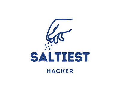 Saltiest Hacker Logo 1 branding logo minimal web