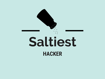 Saltiest Hacker Logo 3 design logo minimal web