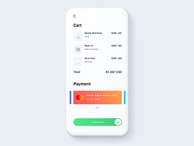 Daily UI #002: Credit Card Checkout UI