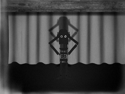 The Puppet grayscale illustration monochromatic puppet