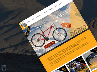 Bike Store design illustration photoshop ux