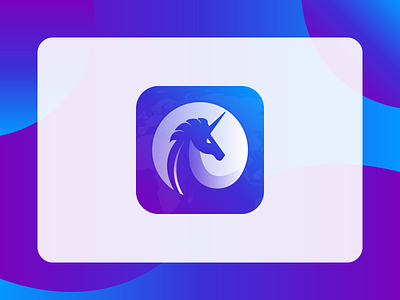 Unicorn App Icon animal app app icon app icon design app logo app logo design app store appicon application icon design icon illustrator ios app icon logo play store unicorn unicorn icon unicorn logo unicorns vector