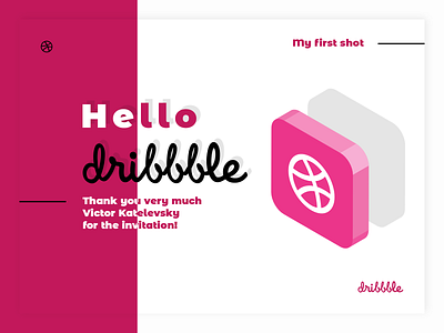 Hello Dribbble!!! debut design first shot web design
