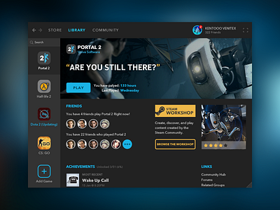 Steam redesign