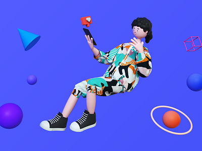 Cinema 4D characters 2 c4d illustration