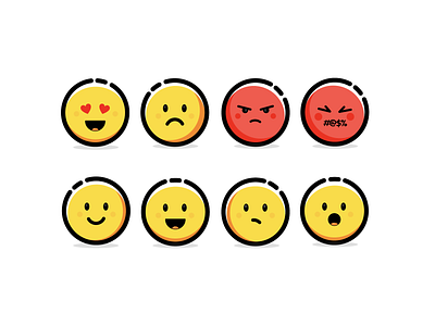 Emojis design icon illustration vector web website