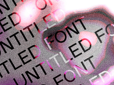 Untiled Font - WIP font font design sans serif type vector