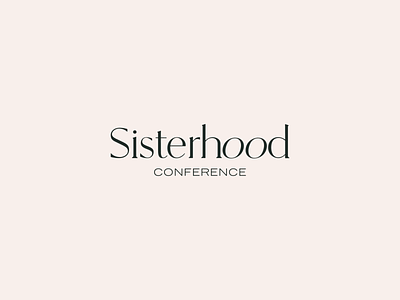Sisterhood Conference Identity brand branding church design identity logo typography vector