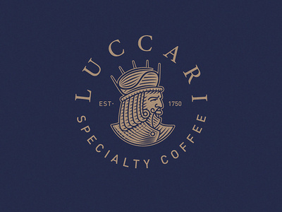 LUCCARI COFFEE branding design illustration logo typography