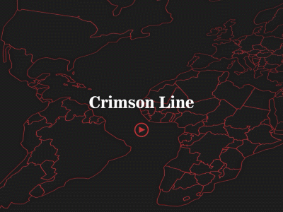 Crimson Line Interaction animation design flat minimal ui ux web website
