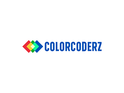Color Coderz Logo awesome black brand branding clean color cool design designer dribbble golden ratio icon identity illustrator logo negative space new red