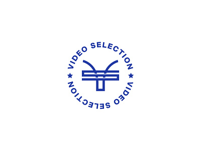Video Selection Logo for Sale branding clean design designer golden ratio icon identity logo monogram negative space