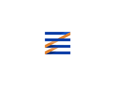 Blue and Orange Z Logo golden ratio illustrator logo logo design negative space