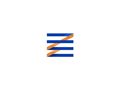 Blue and Orange Z Logo