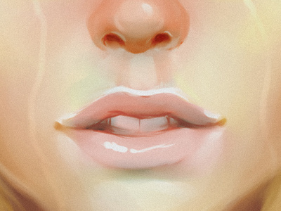 Rose Tyler's Lips bad wolf digital painting doctor who drawing illustration lips rose rose tyler