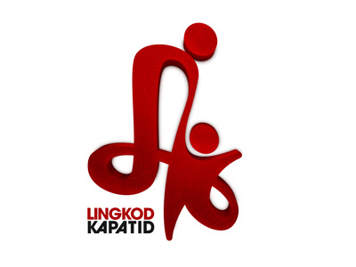 Lingkod Kapatid Logo aid foundation help icon logo photoshop red shimmer