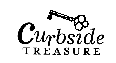 curbsidetreasure logo branding identity key logo typography