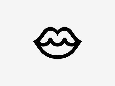 Lips icon kiss logo mouth smooch