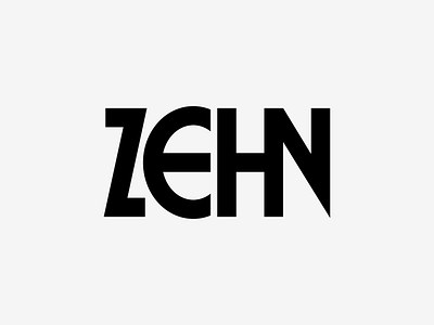 Zehn Studios custom lettering ligature logo logotype type typography wordmark