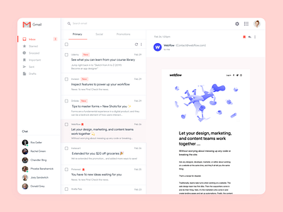 Gmail redesign