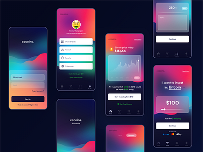 Cccoins - Bitcoin Investment Application #exploration