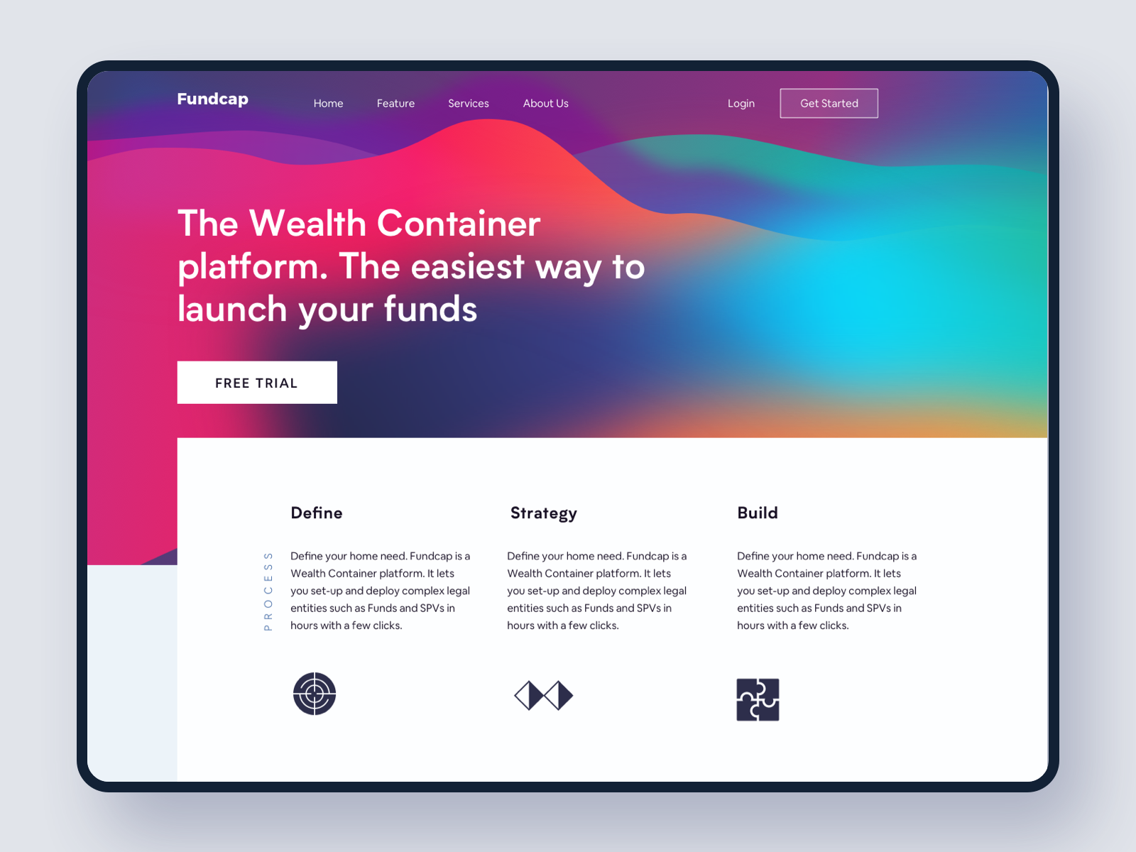 Venture Capital Website exploration 3 by Anggit Yuniar Pradito for