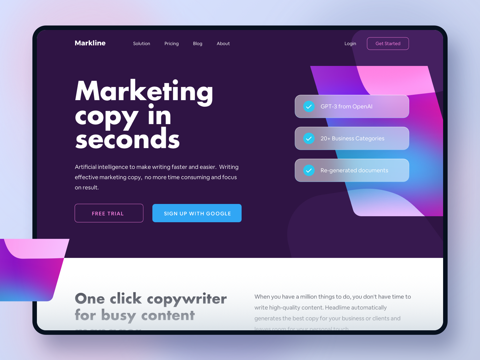 AI Copy Writing Website Exploration by Anggit Yuniar Pradito for ...