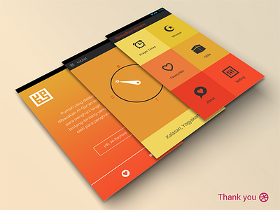 Android UI Apps android islam moslem ramadhan ramazan ui ux