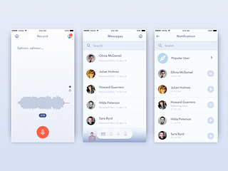 Browse thousands of Messaging App images for design inspiration | Dribbble