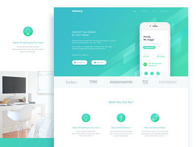 Smart Home Landing Page landing page website