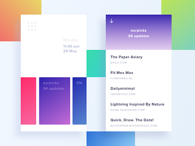 Muzli App Concept by Anggit Yuniar Pradito for Omnicreativora on Dribbble