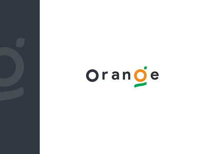 Orange logo branding design icon illustration logo minimal