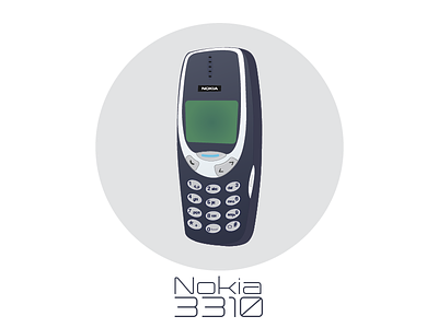 Nokia 3310 illustration nokia vintage