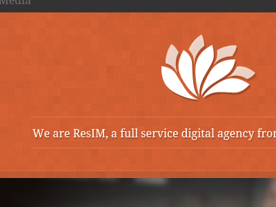 New ResolutionIM.com agency orange pixel resolution