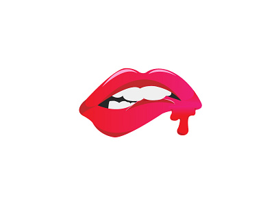 Wacom tablet drawing (sexy lips) brand cartoon design graphic icon identity illustration logo logotype tablet vector wacom