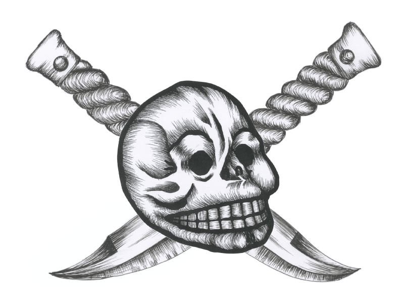 Cheap Monday Skull, Second Version. design illustration logo