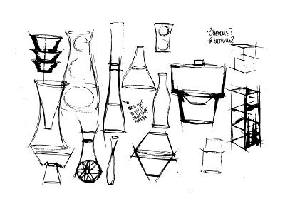 FLORA industrial design paper sketching