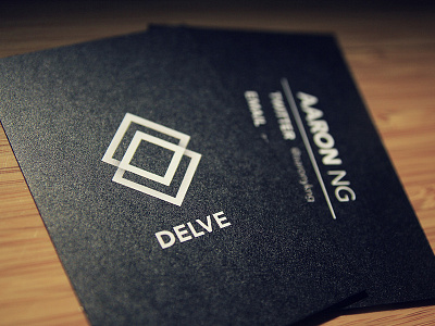 Delve Business Cards brand business cards card cards delve luxe matte moo paper shine wood