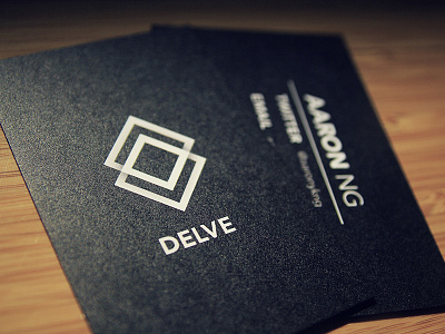 Delve Business Cards