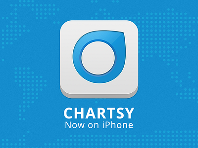 Chartsy now on iPhone app chartsy clean compass icon iphone location logo map pin release white