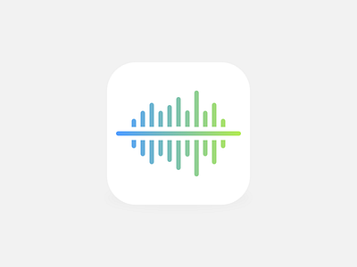 Wave Icon 2 iOS 7 flat icon ios ios7 sound wave waveform