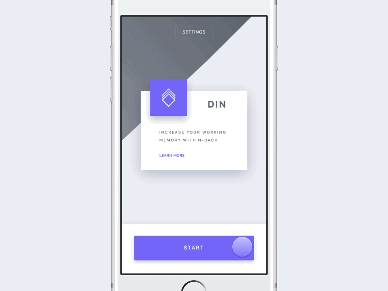 Sketch File: Din for iOS