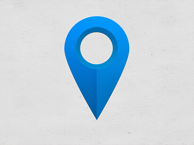 Map Pin annotation chartsy gradient location map marker noise pin shadow